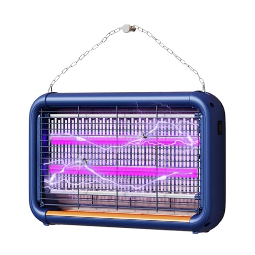 Lampara Antimosquitos Electrico Interior Exterior, Luz UV Lampara Repelente mosquitos, Mata Mosquitos Electrico, Trampa Moscas y Polilla para Dormitorio、Cocina、Jardín、Oficina、Camping (Púrpura)