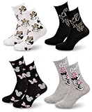 Chaussettes femme issues de l’univers authentique de Minnie. Motifs officiels haute définition, silhouettes iconiques et styles modernes. Packs variés pour combiner fantaisie, mode et confort dans une maille douce et qualitative.