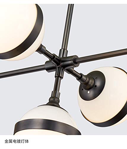 Lustre Magic Bean E14 géométrique à placage de cuivre et plafonnier industriel Spoutnik