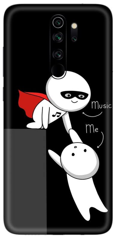 Image of Mobile Skin Sticker Compatible with Redmi Note 8 Pro Skin Not Back Cover, Camera & Back Protector Mobile Skin Wrap; Redmi Note 8 Pro-KE-369