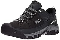 KEEN Men's Targhee EXP Waterproof Hiking Shoe, Black Steel Grey, 8 US