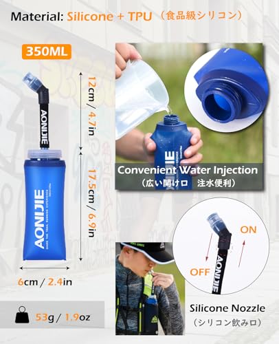 Image of TRIWONDER Hydration Running Vest Backpack, Lightweight Water Pack for Men Women Hydration Backpack for Trail Race, Hiking, Cycling, Climbing, Camping, Jogging, Marathon