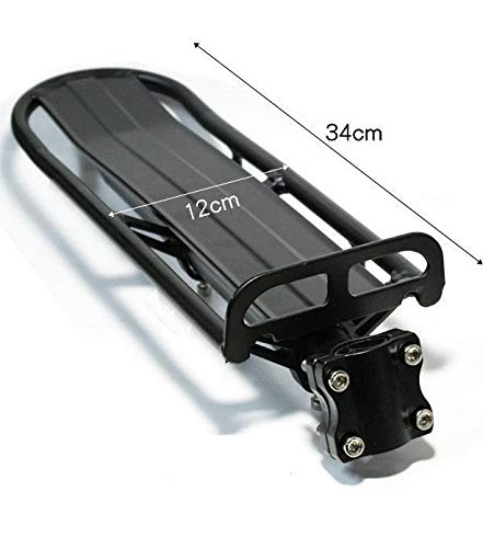 Bike Rear Rack Mount Universal Adjustable Bicycle Luggage Cargo Bag Rack Mountain Bike Carrier Bracket Retractable Saddle Gear Bike Accessories Bike Seat Post Attachment (Firm Screw Type Closure) #TOP3