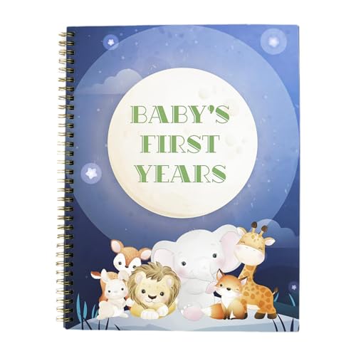 Harilla Memory Book First Year Book, Shell Gift, Dibuje Cada Desde hasta El álbum de Colección de Recién Nacidos de 5 años para