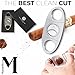 Mantello Cigar Cutter 2 Pack – Stainless Steel Double Blade Guillotine, Premium Cigar Accessories for Men, Perfect for Cigars, Smoking Accessories, and Cigar Cutters.