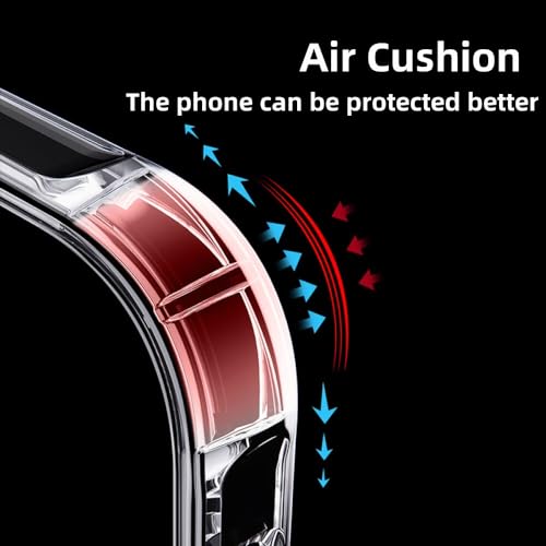 DEREAFF Case for iPhone 15 Plus (6.7-Inch), Clear 15 Plus Case Hard PC Back & Soft TPU Shockproof Anti-Scratch Phone Bumper Cover for iPhone 15 Plus - Clear - Image 6