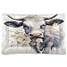 Kigai Cows Dog Bed Machine Washable Pet Bed Mattress Comfortable Soft Pet Bed Mat Non-Slip Bottom Couch for Small Medium Dogs,36x24 Inch