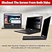 ACONETMAX Magnetic Laptop Privacy Screen 14 inch for 16:9 Computer Monitor | Privacy Shield | Anti Glare & Blue Light Filter | UV & Eye Protection | Anti Spy | Anti-Scratch Protector Film