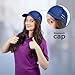 Encore Brandz Wireless Unisex Bluetooth Snapback Cap, Hands Free Smart Speakerphone Cap, Sports Cap with Bluetooth Headphones, Built in Earbuds (Blue)