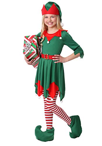 Disfraz Completo Duende de Navidad para Niñas miniatura 2