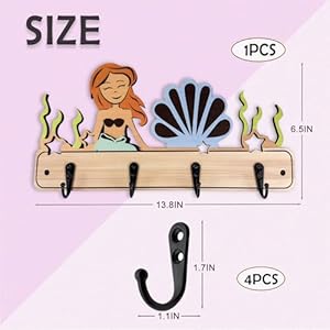 Woodencutekidsnurserytowelcoatrackcolorfulwallhooksmountwoodhook Urban Country Home Decor Wooden cute kids nursery towel coat rack colorful wall hooks mount wood hook urban country home decor