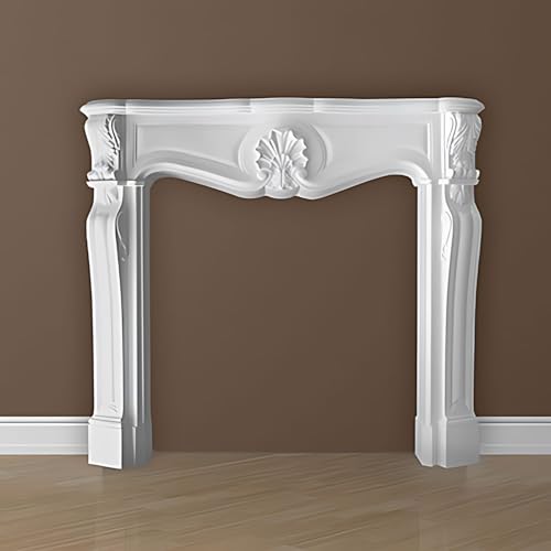 Chimenea decorativa diseño atemporal elemento decorativo blanco Profhome 6