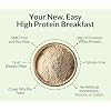 Naked Oats - Apple Cinnamon Overnight Oats, 20g Whey Protein, Gluten-Free Oatmeal Instant Breakfast or Shake, High Protein Oatmeal, High Fiber Breakfast Shake, Non GMO, No Soy - 12 Servings