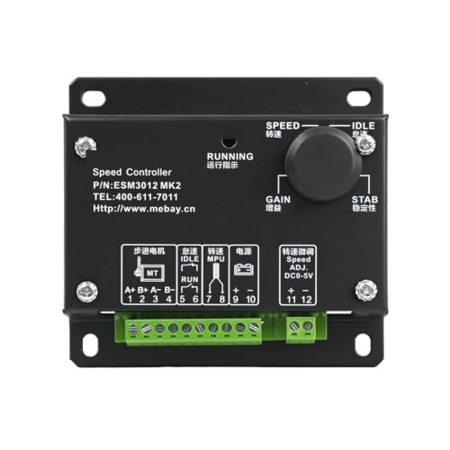 Regulador de velocidad ESM3012 MK2 modulo de control motor termico grupos electrogenos