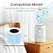 4-in-1 Air Filter Compatible with Momcozy Nursery Air Purifier, H13 True HEPA Filter with Activated Carbon, 2 Pack