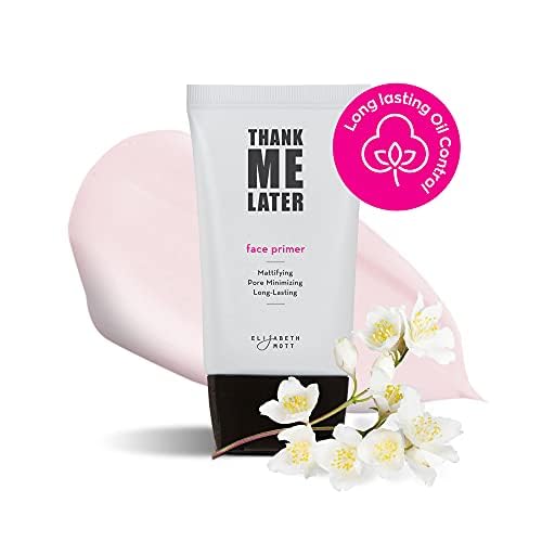 Miniatura 4 de Elizabeth Mott - Imprimación mate Thank Me Later Eye & Face para maquillaje de agarre potente de larga duración, control de brillo y aceite,