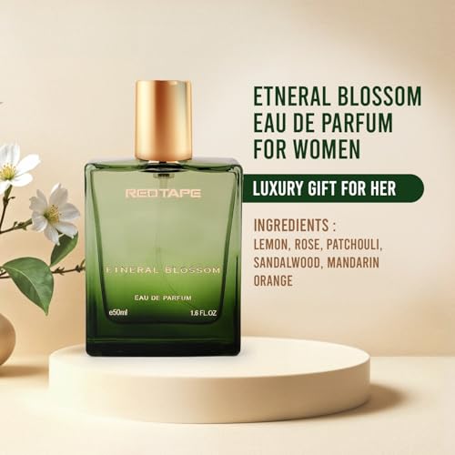 Image of Red Tape Etneral Blossom Eau De Parfum for Women 50ML | Long-Lasting Luxury Perfume | Fragrance Spray | Premium Scented Gift for Her