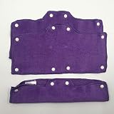 NAEE Purple Sweatband for Hard Hat Washable Velvet Terry Cotton Hard Hat Liner snap on (3, Purple)