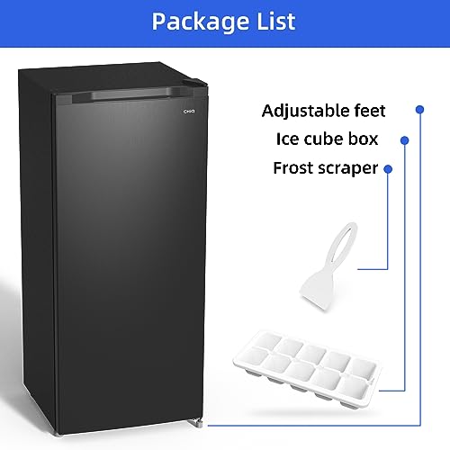 CHiQ Upright Freezer, 145L, E, 5 Levels, 12Year Compressor Service