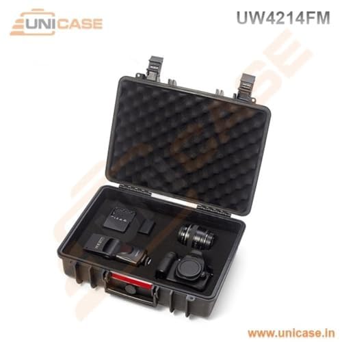 Image of UNICASE Heavy Duty Waterproof Protective Hard Shell Plastic Pelican case for Drones, Cameras & Accessories and Electronic Equipment�s Carry Case with Pick and Pluck, precut Cubed Foam (UW4214FM)