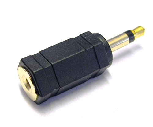 ICT Adattatore Plug Mono Jack 3.5mm M A Mono Mini Jack 2.5mm F Dorato