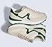 LUCKY STEP Women's Retro Fashion Casual Sneakers Platform Classic Trendy Trainning Anti-Slip Tennis Travel Walking Shoes(Beige/Green,7)