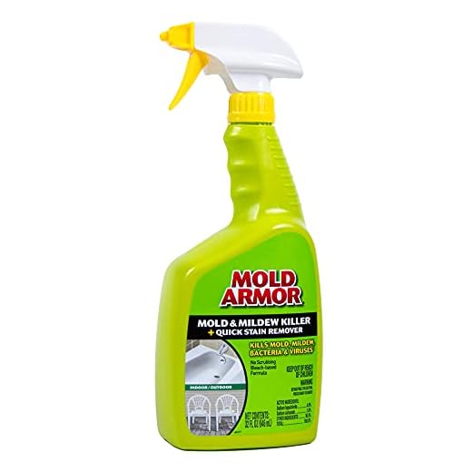 Home Armor FG502 Instant Mold and Mildew Stain Remover, Trigger Spray 32-Ounce