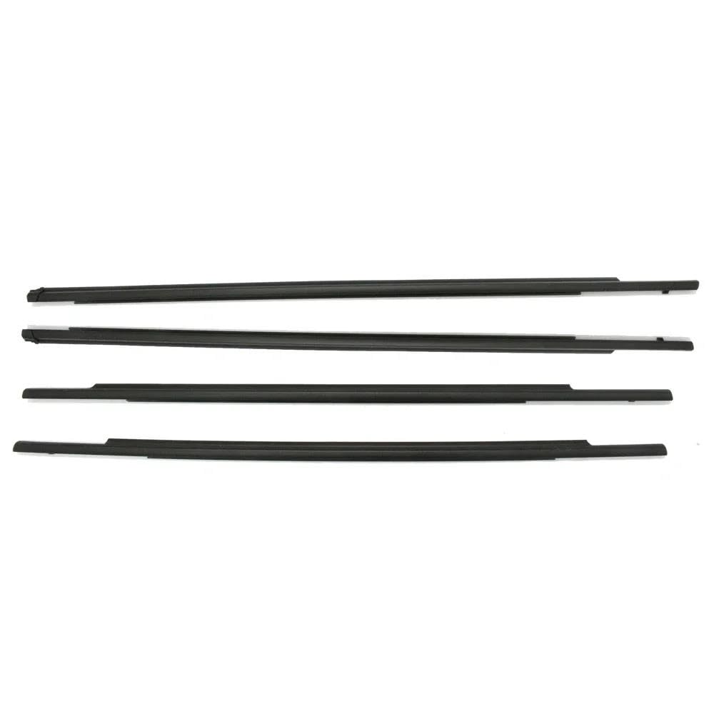 Striscia Tenuta Portiera Guarnizione Finestrino Esterno 4 Pezzi Per Mitsubishi Per Outlander Sport GA 2010-2021 Modanatura Cintura Porta Laterale Guarnizioni