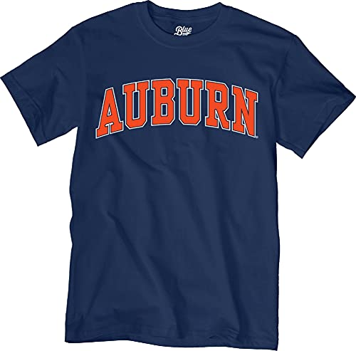Blue 84 Men's Auburn Tigers Arching Team Color Short Sleeve T Shirt, Auburn Tigers Navy, Large by Blue 84 - Image 2