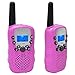 Produktbild QAQWER Kinder-Walkie-Talkies, 2 PC Walky Talky Zweiwegradio Mit Backlit LCD-Taschenlampe Für Camping Wandern Biken, Rosa