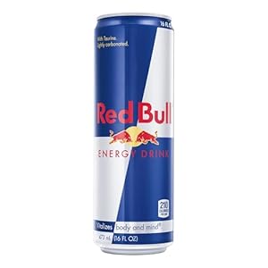 Red Bull Energy Drink with 151mg Caffeine plus Taurine & B Vitamins, 16 Fl Oz, Pack of 12 Cans