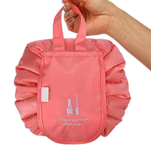 Saco cosmético preguiçoso | Saco de maquiagem com cordão durável e resistente a rasgos,Organizador d