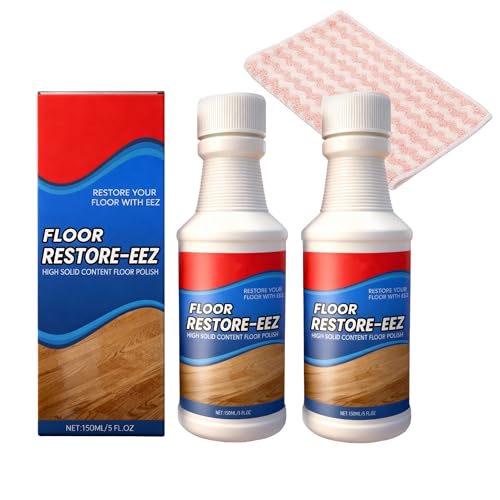 2 Stück 2026 Neu Parkett Renovierer Kratzer 150ML Floor Restorer Boden Erneuerungsmittel Parkett Kratzer Entfernen für PVC-Böden Holzböden Verbundböden