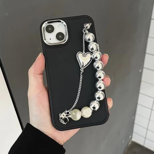 Étuis de téléphone à pendentif de luxe anti-chute avec protection d'appareil photo