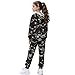 Psaytomey Boys Tracksuit 2 Piece Outfits Christmas Lights Snowflakes Full Zip Hoodie Sweatsuit Sets Oversized Sweatshirt and Jogger Pant Fall Fashion Sweatpant with Pockets