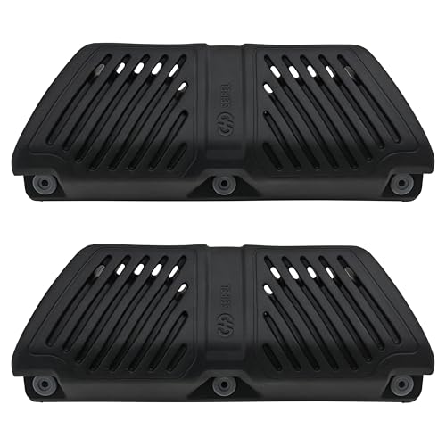 Seipel Marine EVA Permanent Dock Fender – Black Boat Dock Fender – UV-Resistant – High-Density Closed-Cell Foam – Includes Stainless Steel Mounting Screws – Single or Double Option - 2 Pack