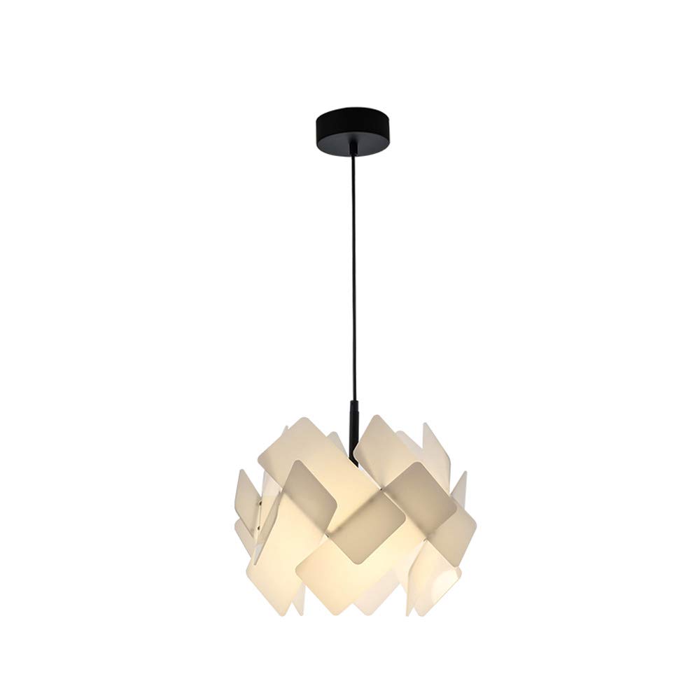 Luminaire suspendu E27 bois anti-éblouissement pour grand salon 60cm