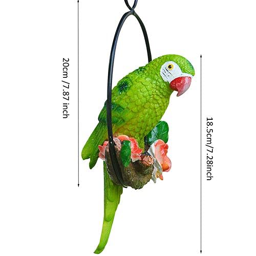 Auuny TSU3AE42MZQ32BL8I Garden Hanging Parrot Statue Perching thumb #1