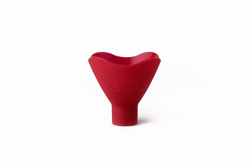 The Original Squeeze Funnel Apple/Red Color