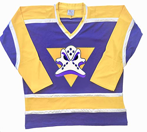 Custom Ducks Jerseys - Adult Small to Adult XXL and Goalie Cut (Purple, Adult Medium)