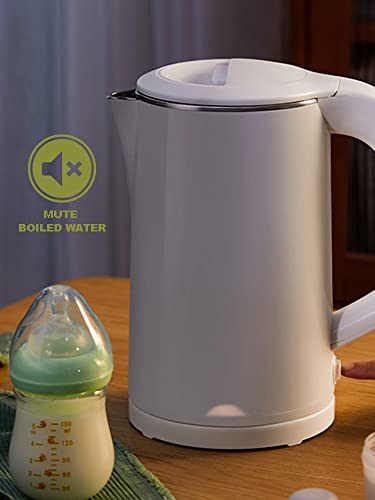 Bouilloire électrique 1500W au design soigné et chauffe-thé efficace - 7