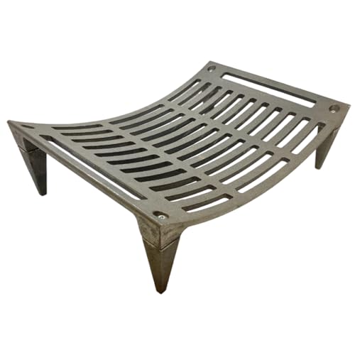 LUNA WAY CAST IRON - Porte Bûches en Fonte pour Cheminée | Résistance et Stabilité | Améliore le Tirage | Sécurité Assurée | Design Élégant, Noir,...