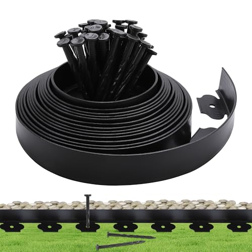 Garden Landscape Edging Border 33 FT with 30 Spikes