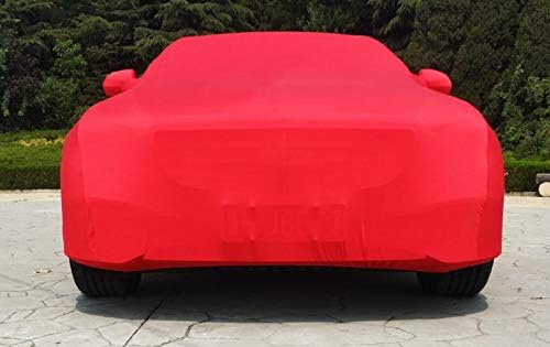 Boobo Custom Fit for 2010-2019 Chevy Camaro Sport Luxury Stretch Satin Cashmere Car Cover (Red)