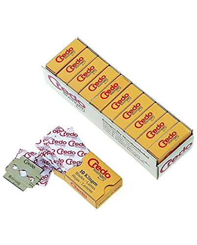 Cuchillas Credo para cortacallos pedicura, paquete de 100 unidades