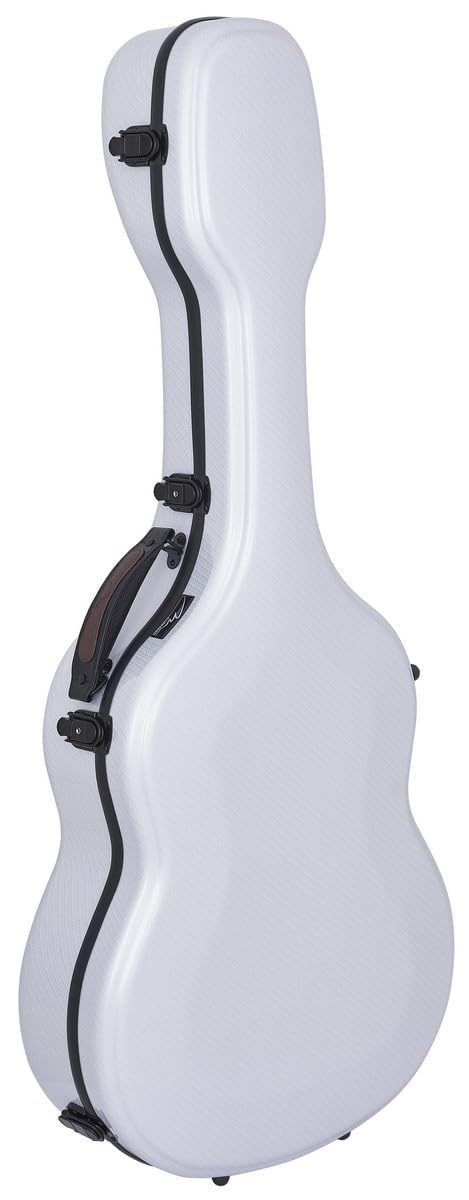 M-Case Sagomata Custodia per chitarra Classica 39” - 4/4 Fiberglass Ultra Light special argento
