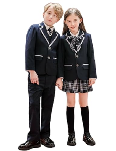Costume garçon confortable ensemble deux pièces veste souple et pantalon droit