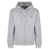 Iron Mountain Mens Reclaimed Yarn Eco Friendly Anti Pil Soft Fleece Flexible Comfortable Workwear Zip Hooded Hoodie Top Sweatshirt, Light Grey Marl, 3X-Large #4