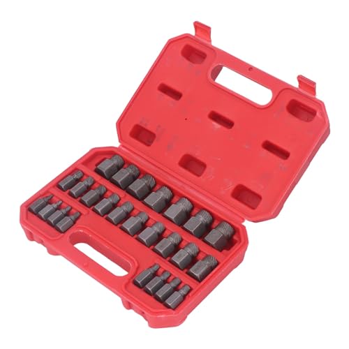 NDNCZDHC 25 Pcs Screw Extractor Set 25 Sizes Bolt Extractor Stripped Damaged Screw Bolt Removal Tools