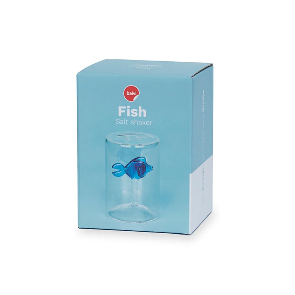 Salière Décorative Balvi En Forme De Corail - Verre Borosilicate Blanc, 8,5x5,5 Cm, Multifonction